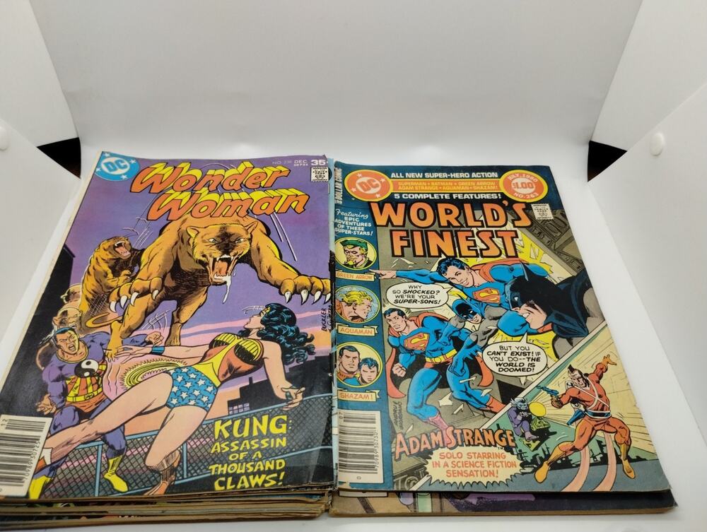 Lot of 12 Various DC Comics - Sgt Rock, Ghosts, Flash, Wonder Woman